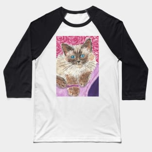 Siamese kitten cat Baseball T-Shirt